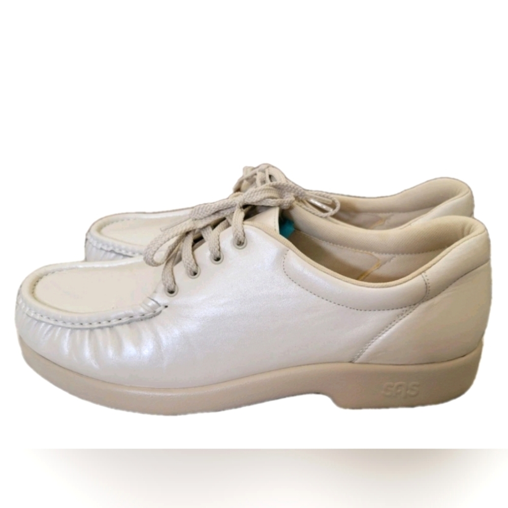 SAS Pearl Women's "Take Time" Leather Loafers. Size 11M VGUC